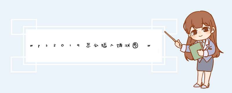 wps2019怎么插入饼状图 wps饼状图怎么做